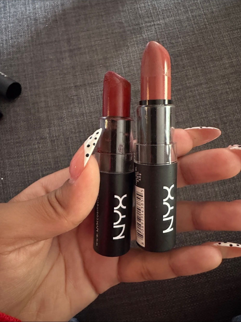 NYX Lipstick Duo — Euro Trash & Alabama